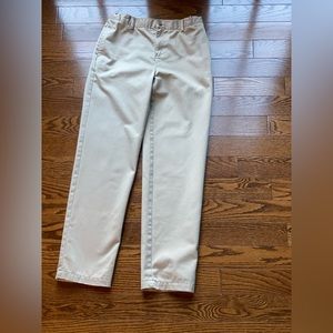 LANDS’ END Boys Iron Knee Wrinkle Resistant Chino Pants